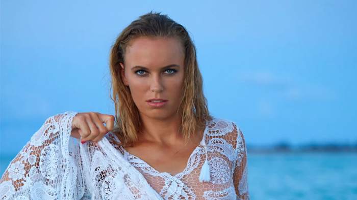 Caroline Wozniacki was photographed by Emmanuelle Hauguel in Turks and Caicos.